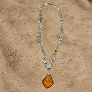 Vintage Crystal Necklace Circa 1940s